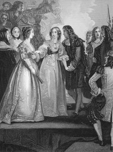 Charles II recevant la duchesse d